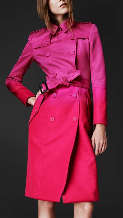 burberry prorsum pink coat|burberry coat size 50.